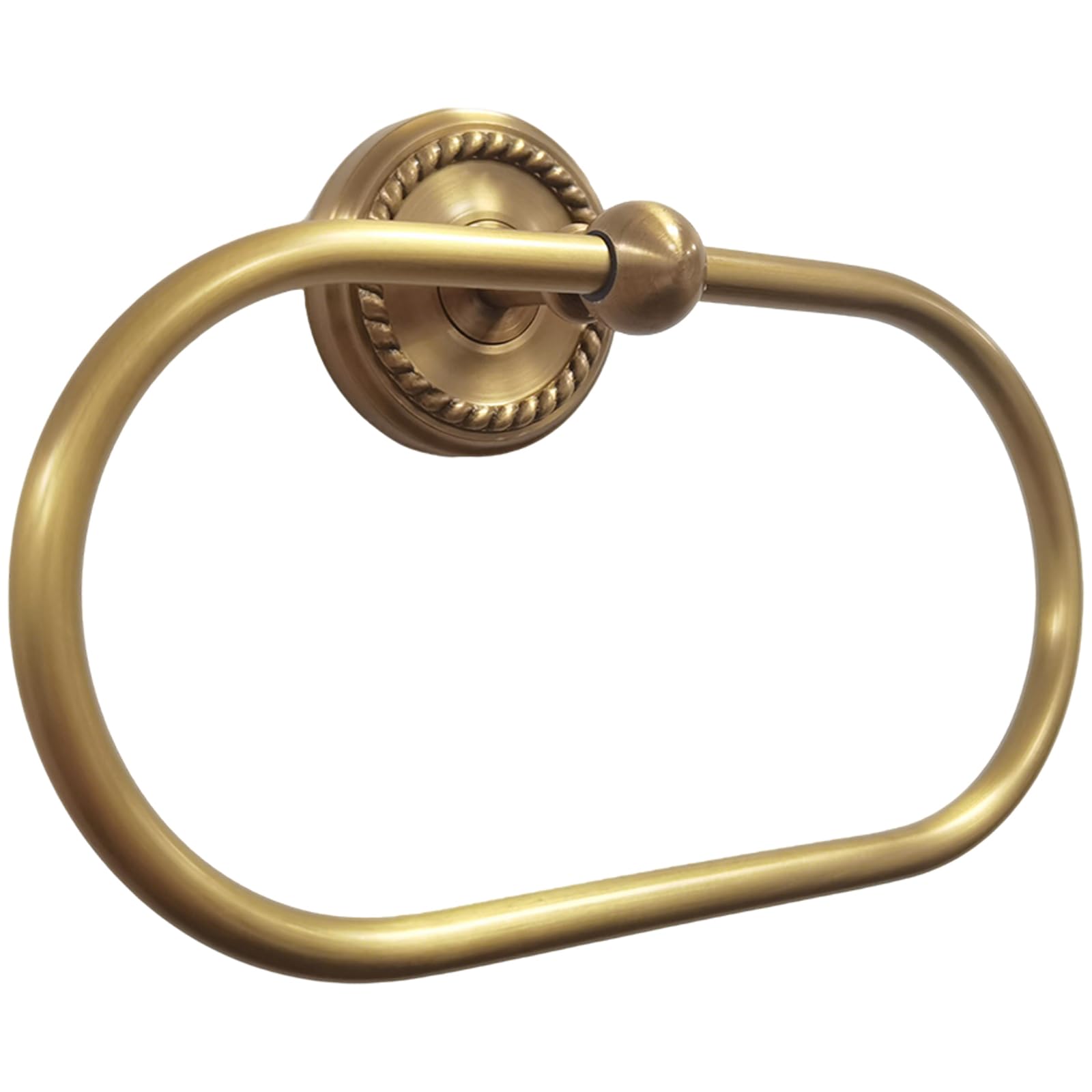 Double Towel Bar, Antique Brass Bathroom Towel Racks Wall Mounted, Adjustable Gold Towel Bar Fits 14-25 Inch Centers, Heavy Duty Rustproof Brass Towel Rod Holder for Bath